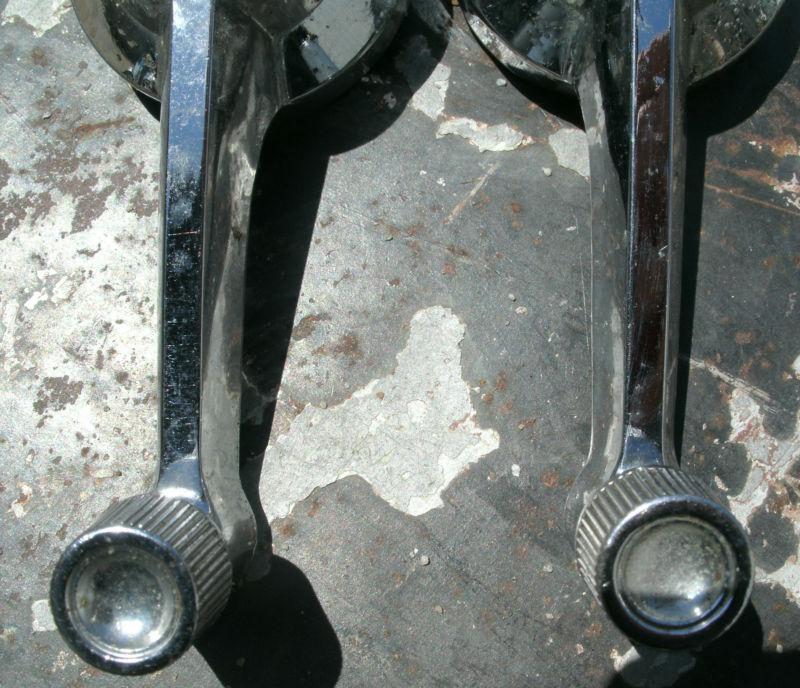 1964 64 65 66 Ford Thunderbird Chrome Quarter Window Cranks Handles Pair OEM , US $14.99, image 5