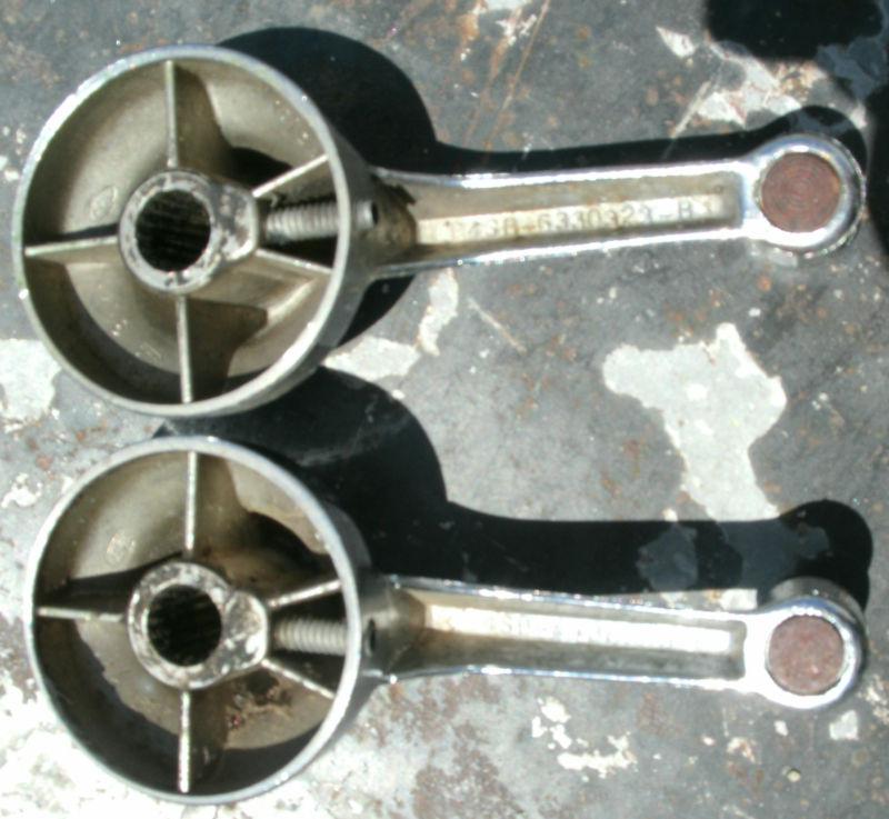 1964 64 65 66 Ford Thunderbird Chrome Quarter Window Cranks Handles Pair OEM , US $14.99, image 7