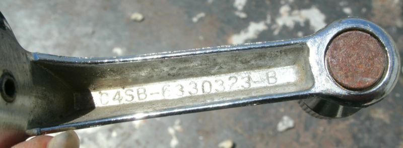 1964 64 65 66 Ford Thunderbird Chrome Quarter Window Cranks Handles Pair OEM , US $14.99, image 11