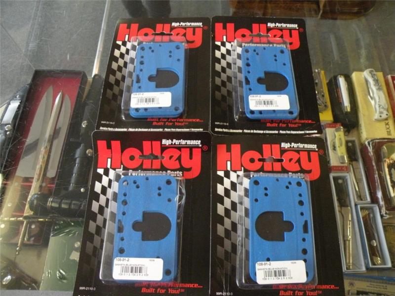 Lot of 4 holley 108-91-2 carburetor metering block gaskets (4 packs of 2) new