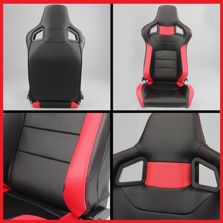 Sell RECARO SPORTSTER CS CUSTOM RED UNIVERSAL SYNTHETIC LEATHER RACING