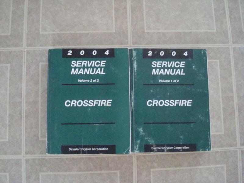 2004 chrysler crossfire factory dealer work shop service repair manual books oem