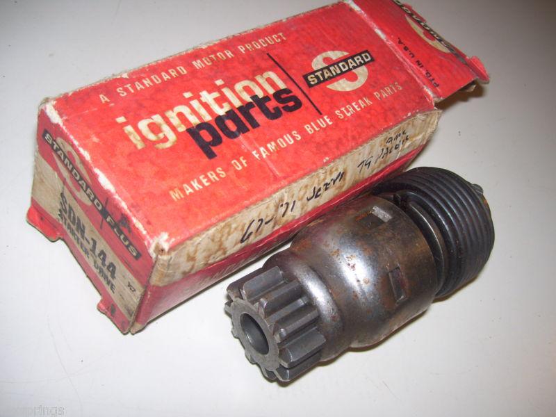 Nos 1967-71 jeep / 79 amc pacer starter drive - standard sdn-144 -  nra62