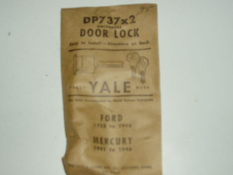 Nos ford  mercury automobile yale door lock 1932 - 1946 