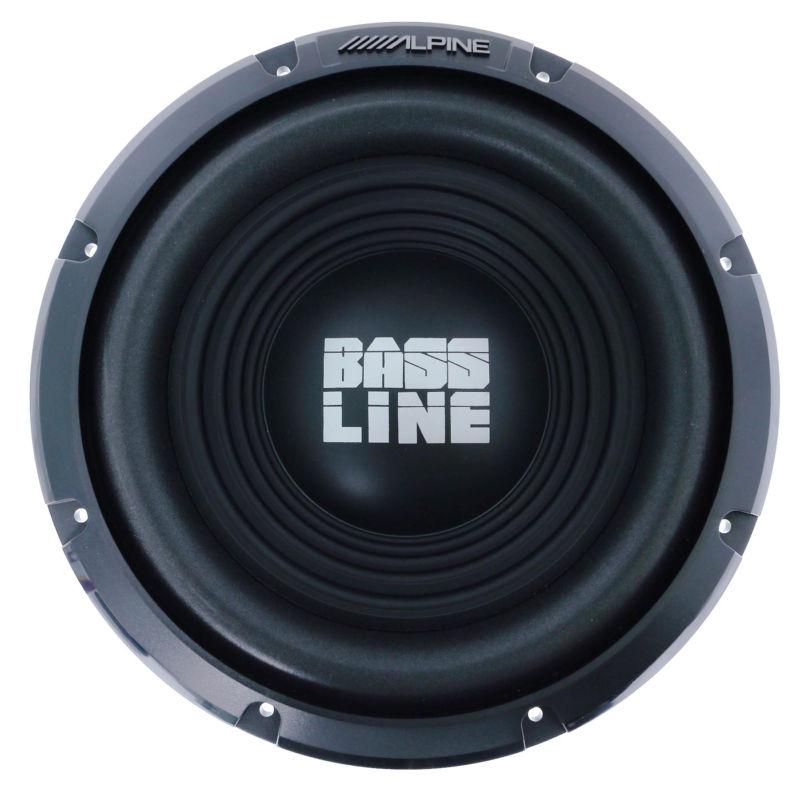 New alpine swa-10s4 +3yr waranty car 10" 750w bassline subwoofer 2 ohm swa10s4
