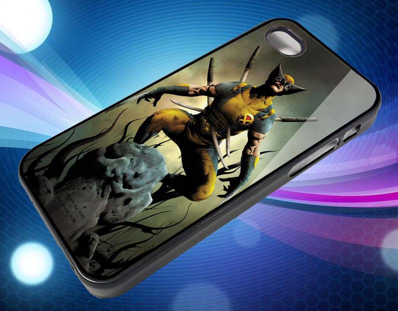 Wolverine figure great look iphone case for iphone 4 4s case ar1591