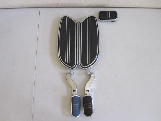Harley-davidson original streamliner swept wing rider passenger footboards