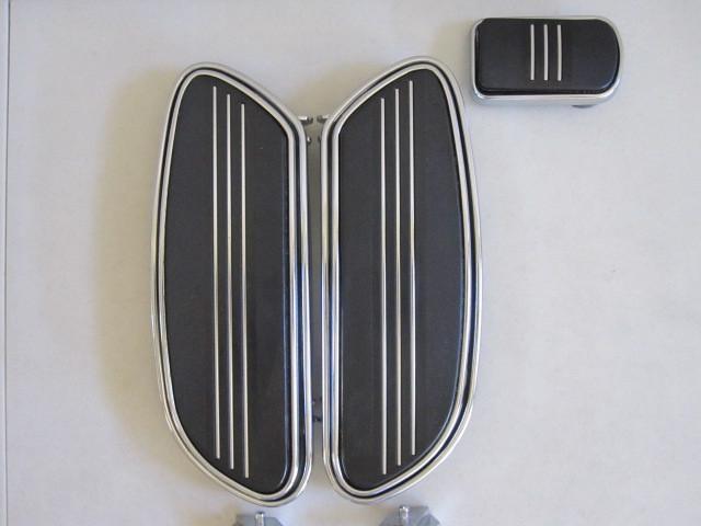 HARLEY-DAVIDSON ORIGINAL STREAMLINER SWEPT WING RIDER PASSENGER FOOTBOARDS, US $165.00, image 3