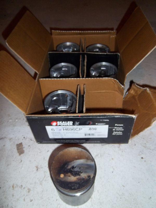 6 sealed power h696cp pistons mopar 3.9