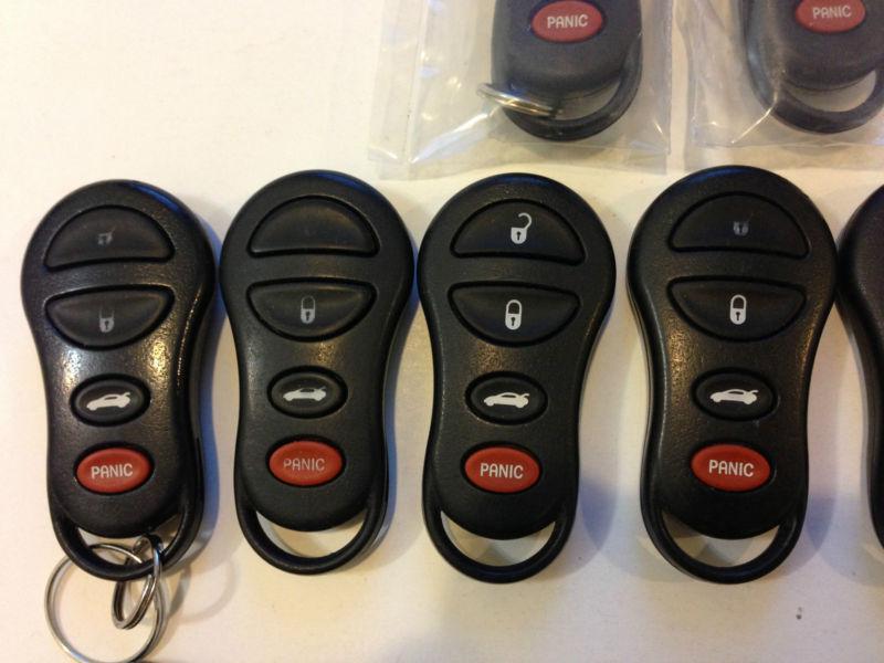 LOT OF 16 DODGE JEEP CHRYSLER FOB 98-09 KEY LESS ENTRY REMOTE OEM KEYLESS RAM , US $224.99, image 2