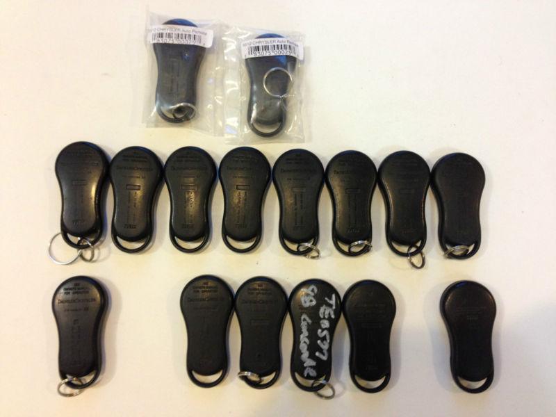 LOT OF 16 DODGE JEEP CHRYSLER FOB 98-09 KEY LESS ENTRY REMOTE OEM KEYLESS RAM , US $224.99, image 8
