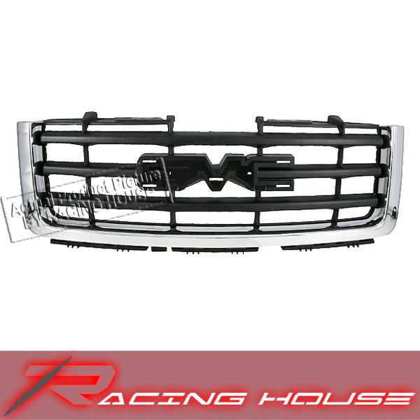 Sell 0710 GMC SIERRA NEW FRONT CHROME GRILLE GRILL ASSEMBLY REPLACEMENT 1500 PARTS in Best