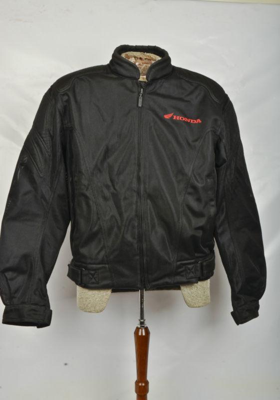 Honda riders collection padded mesh motorcycle jacket - mens l