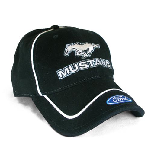 Ford mustang pony black baseball cap, baseball hat + free gift, licensed