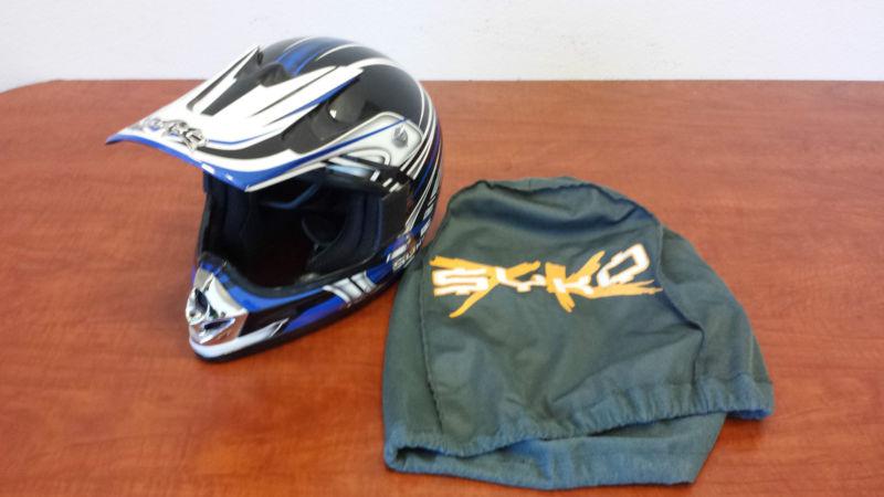 Syko kids motorcycle helmet s small (fox hjc bell)