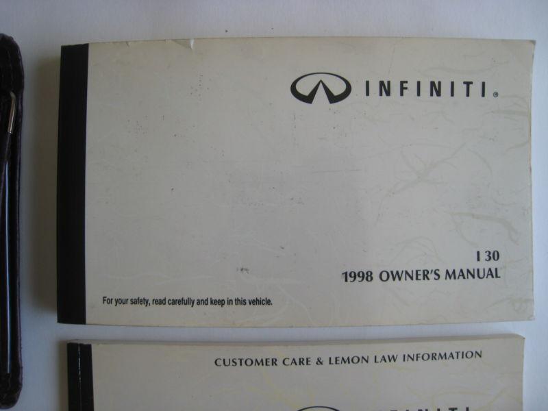 1998 INFINITI I30 OEM OWNER'S OWNERS MANUAL WITH LEATHER CASE, US $15.99, image 4