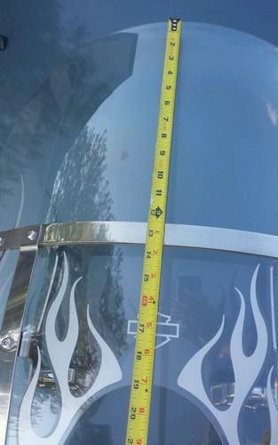 HARLEY SPORTSTER DYNA STANDARD HEIGHT QUICK RELEASE WINDSHIELD FLAMES DETACHABLE, US $225.00, image 8