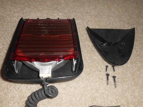 90 91 92 CAMARO FIREBIRD HIGH MOUNT REAR HATCH BRAKE LIGHT AND PLUG COVER, US $65.00, image 2