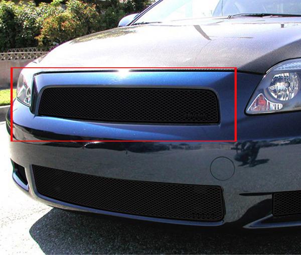 2005-2010 scion tc tc grillcraft upper black grille 1 piece grill  toy1870b