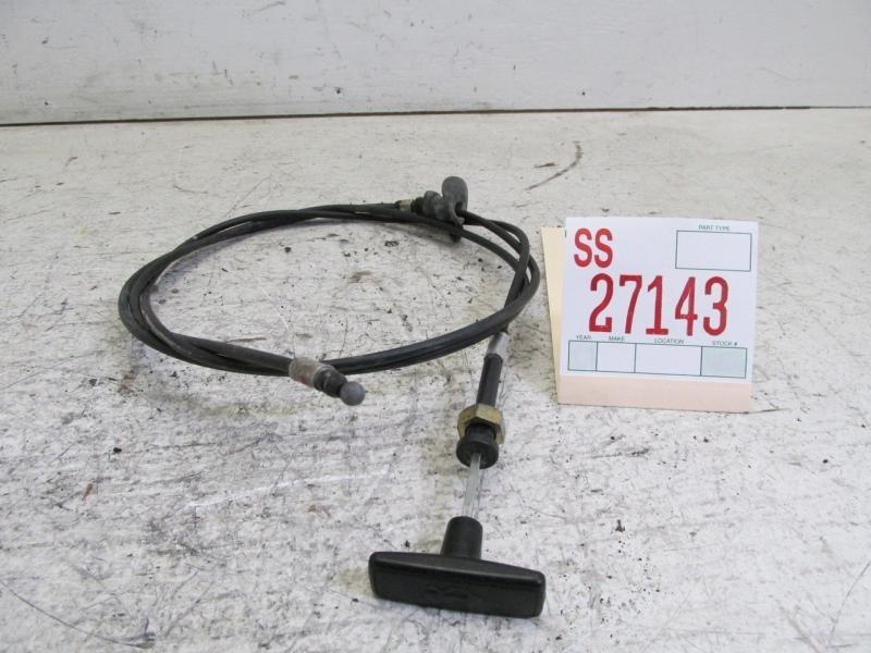 98 99 00 01 02 mazda 626 es-v6 front hood latch lock release cable handle oem