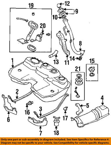 Subaru oem 42066ac130 fuel tank filler neck