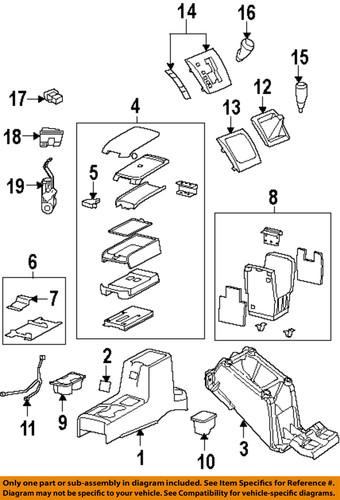 Jeep oem 5107932aa front console-switch