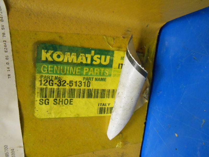 12G-32-51310 KOMATSU PAD NEW, US $25.00, image 2