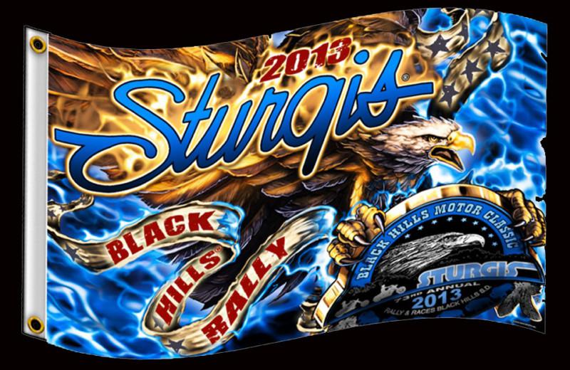 Sturgis 2013 eagle motorcycle flag (3' x 5') flag