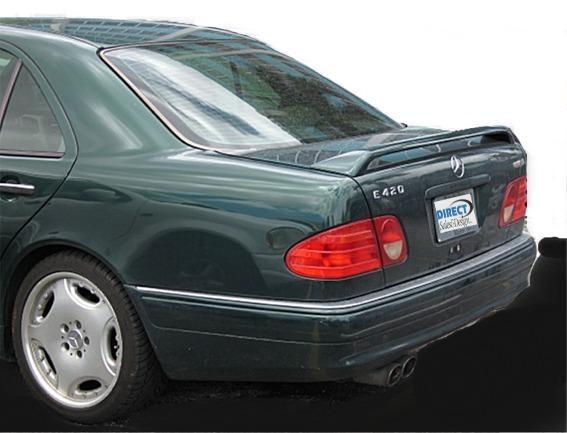 1997-2002 mercedes e-class w210 factory style rear trunk wing spoiler unpainted