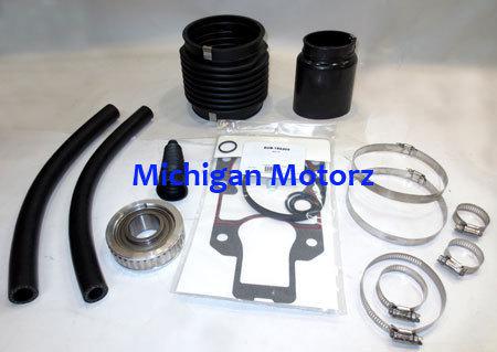 Mercruiser transom seal kit with sealed gimbal bearing - 30-803098t1; 18-8217
