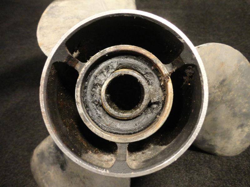 USED JOHNSON/EVINRUDE 13 7/8 x 17p SST V4 STAINLESS STEEL PROPELLER BOAT PROP, US $44.50, image 7