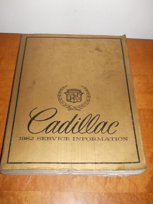 1982 cadillac used original cadillac s-1808 service information manual