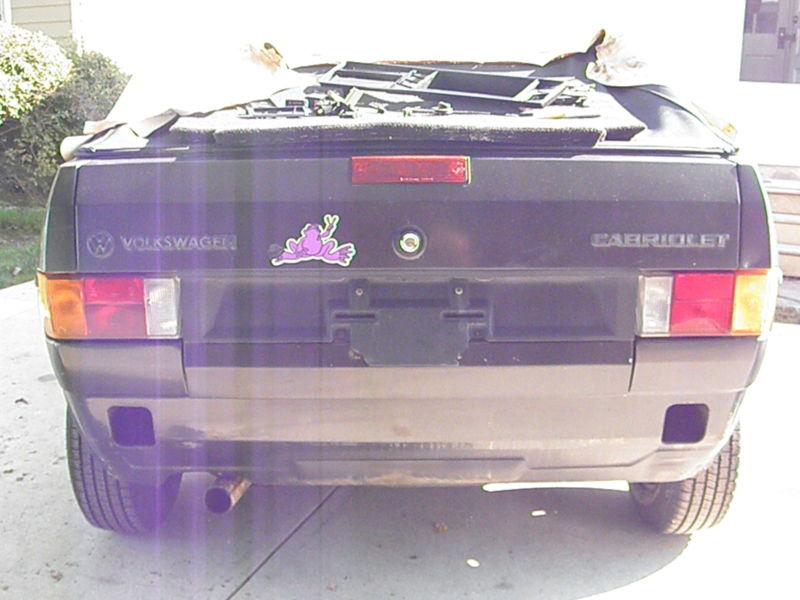 Sell MK1 VW Volkswagen Rabbit Cabriolet VW CABRIOLET TRUNK DECK LID in ...