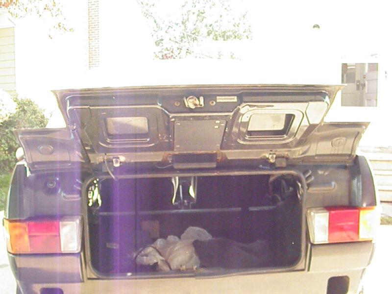 Sell MK1 VW Volkswagen Rabbit Cabriolet VW CABRIOLET TRUNK DECK LID in ...