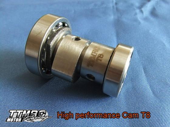 Ttmrc high performance camshaft (t8) for yamaha cygnusx125,zuma 125,bw's125