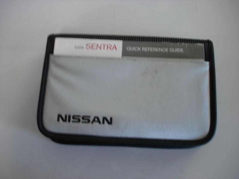 2009 nissan sentra owners manual and case