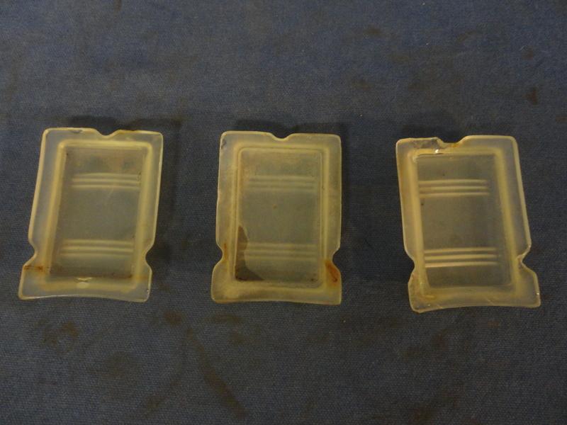 VINTAGE CLEAR TAIL LIGHT LENSES (SET OF 3) , US $45.00, image 4