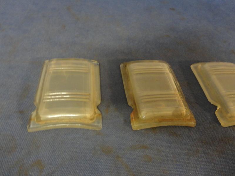 VINTAGE CLEAR TAIL LIGHT LENSES (SET OF 3) , US $45.00, image 5