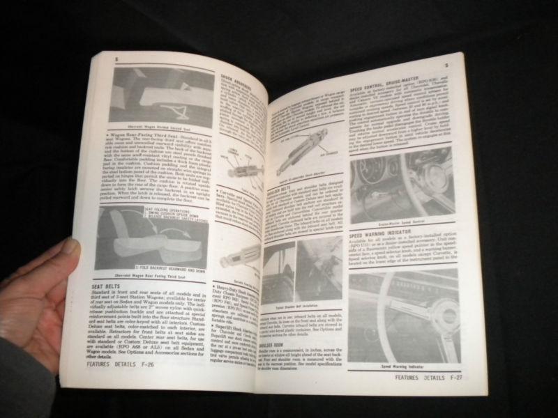 1967 Chevelle Book Finger Tip Facts, Engineering, Feature Detail Wiring Diagrams, US $19.99, image 2
