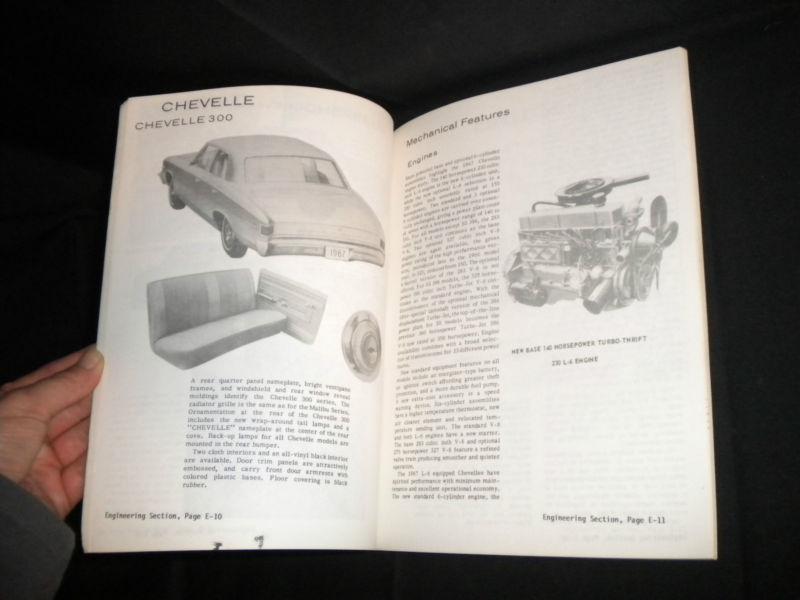 1967 Chevelle Book Finger Tip Facts, Engineering, Feature Detail Wiring Diagrams, US $19.99, image 3