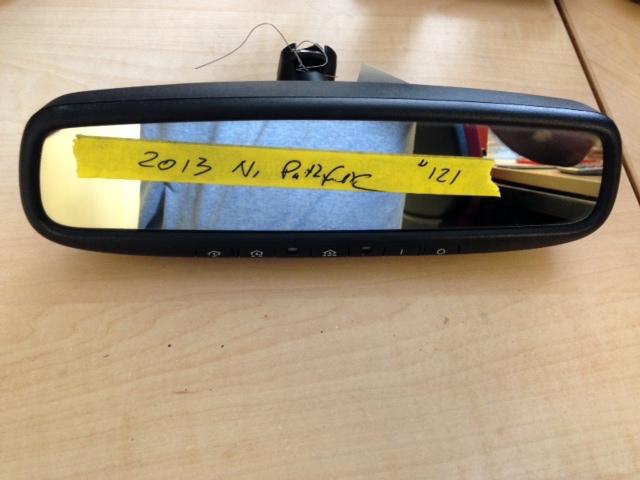 2013 nissan pathfinder genuine oem rearview mirror homelink 0bi2hl4 rear view