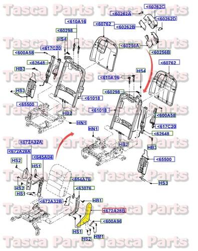New oem lh front seat armrest cover med flint f250 f350 f450 f550 super duty