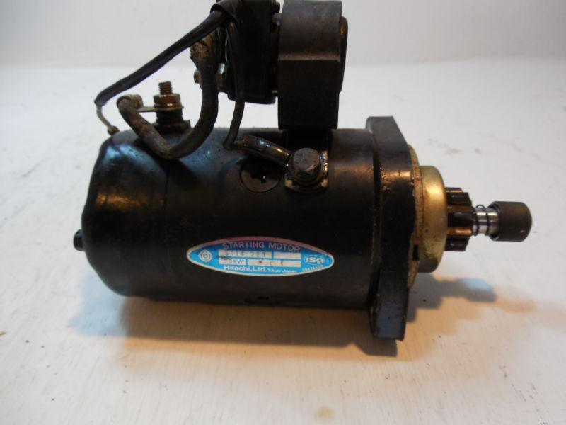 1980 suzuki 65 hp starter starting motor #s114-220 & solenoid hitachi