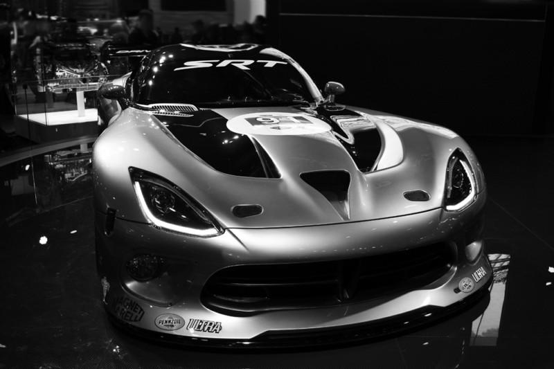 Dodge srt viper gts-r gtsr hd poster race car b&w print multiple sizes available