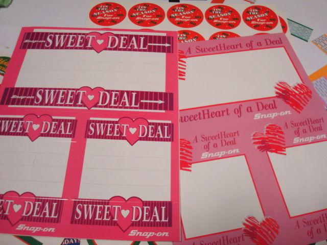 Genuine Official Snap On - Point - of - sale Assortment - stickers - signs etc., US $20.00, image 5