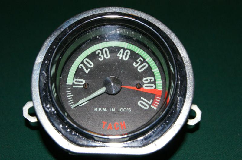 Corvette tachometer 1961 - restored & perfect 6500 redline generator drive