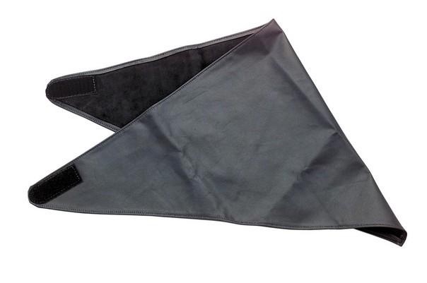 River road leather kerchief motorcycle protector black