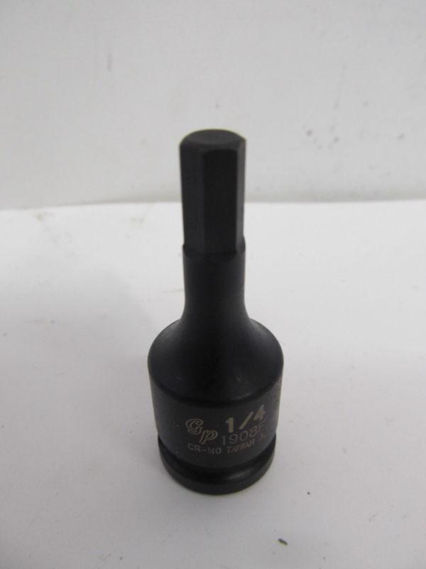 Grey pneumatic, 1908f, 1/4", 3/8" drive, hex driver socket