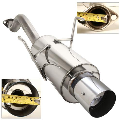 2001-2005 honda civic 2/4d axleback bolt on muffler n1 4"