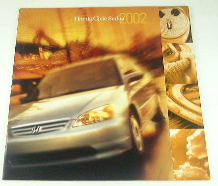 2002 honda civic sedan brochure dx lx ex